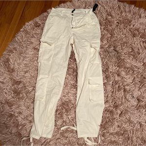 Medium White Cargo Pants